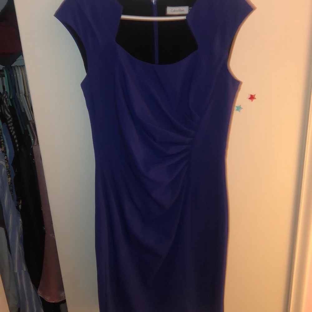 Calvin Klein blue dress